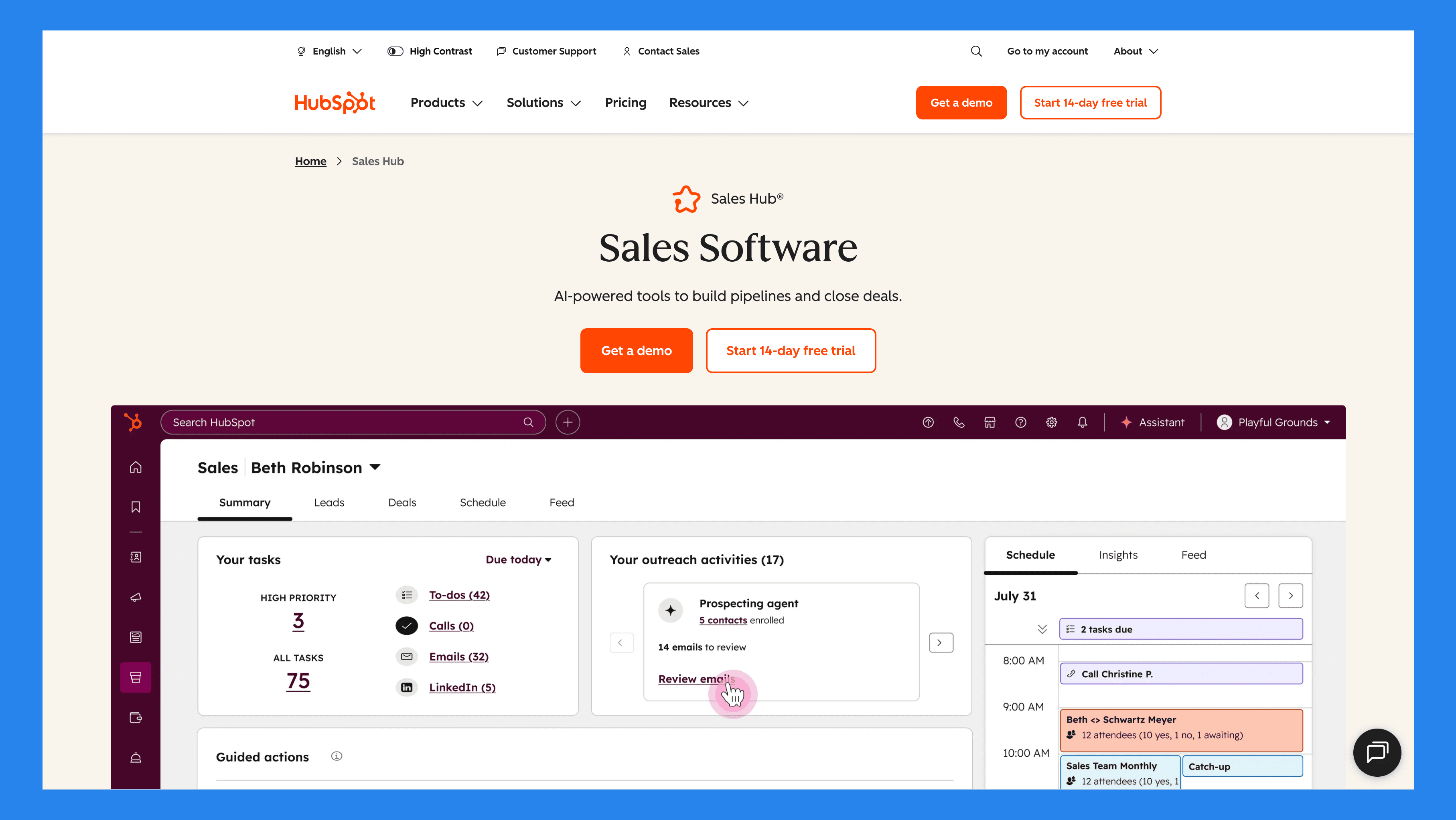 What is HubSpot Sales Hub?