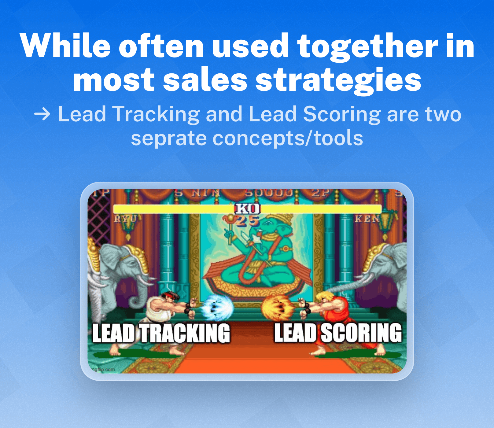 Lead Tracking vs Lead Scoring?
