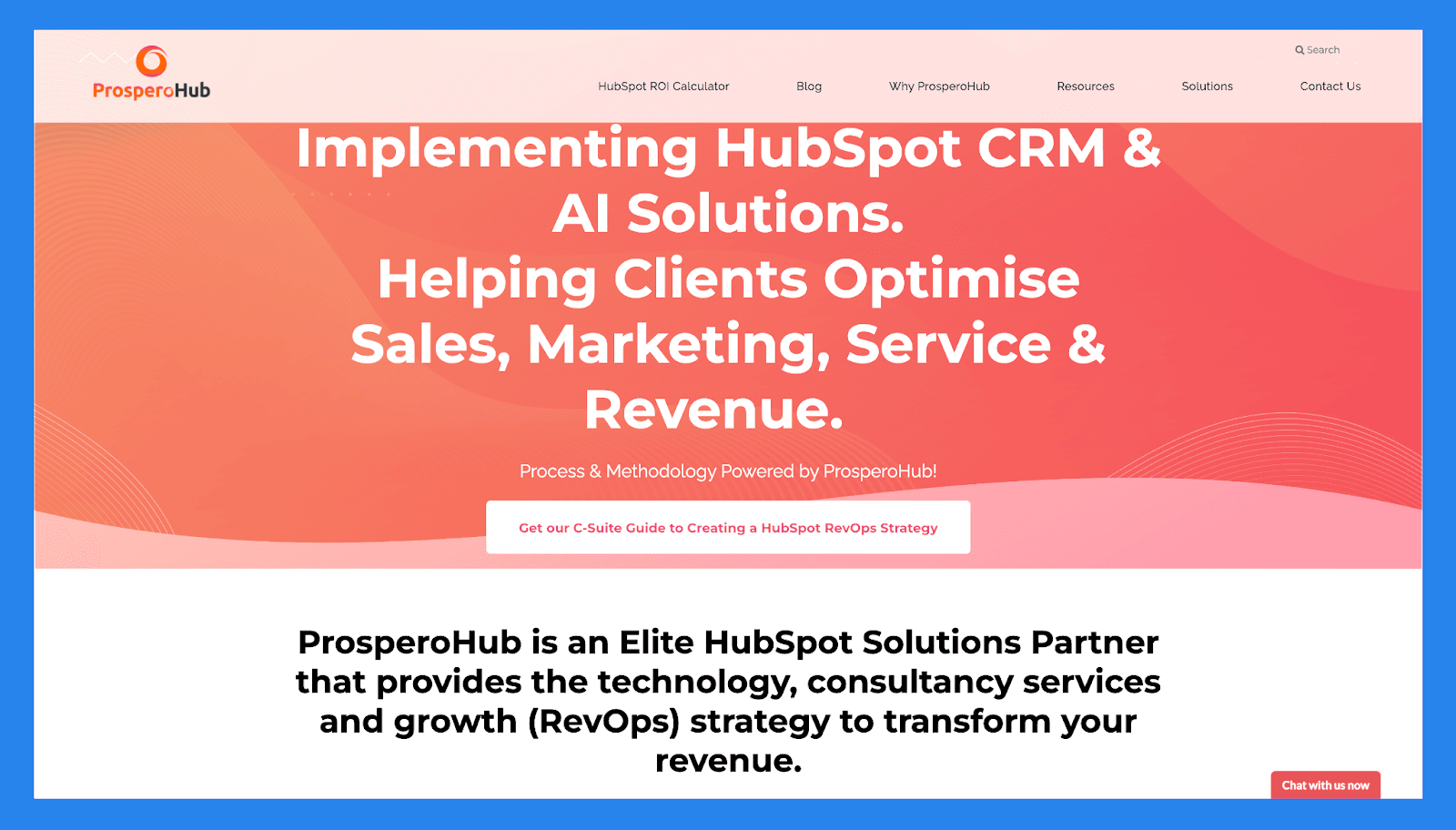 Prospero Hub – CRM + RevOps agency focused on sustainable revenue growth