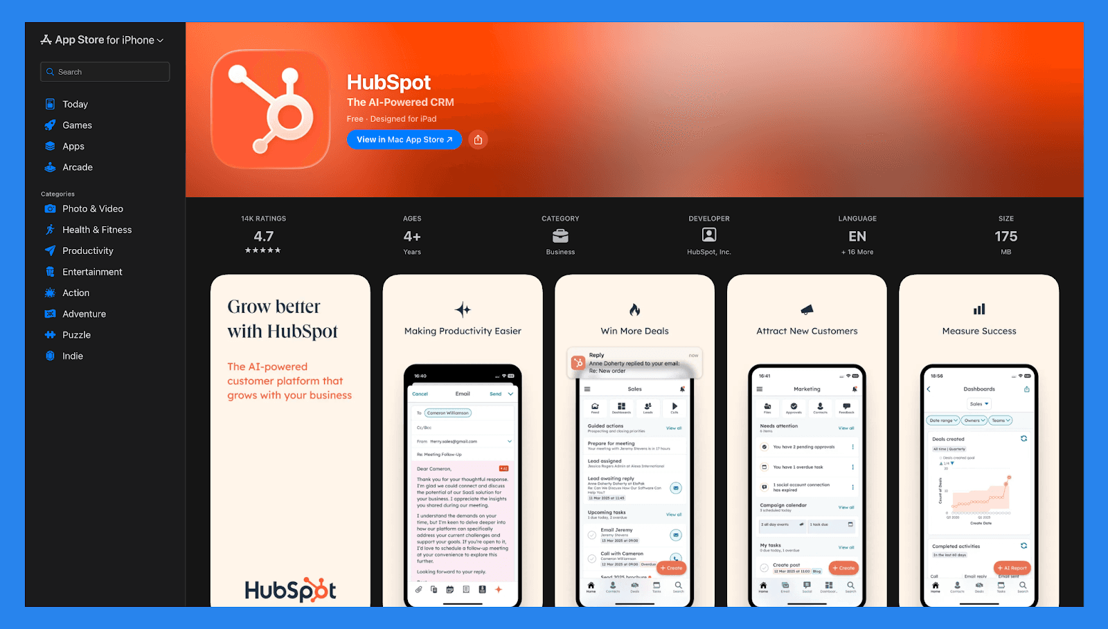 Key Features of HubSpot Sales Hub: ) 