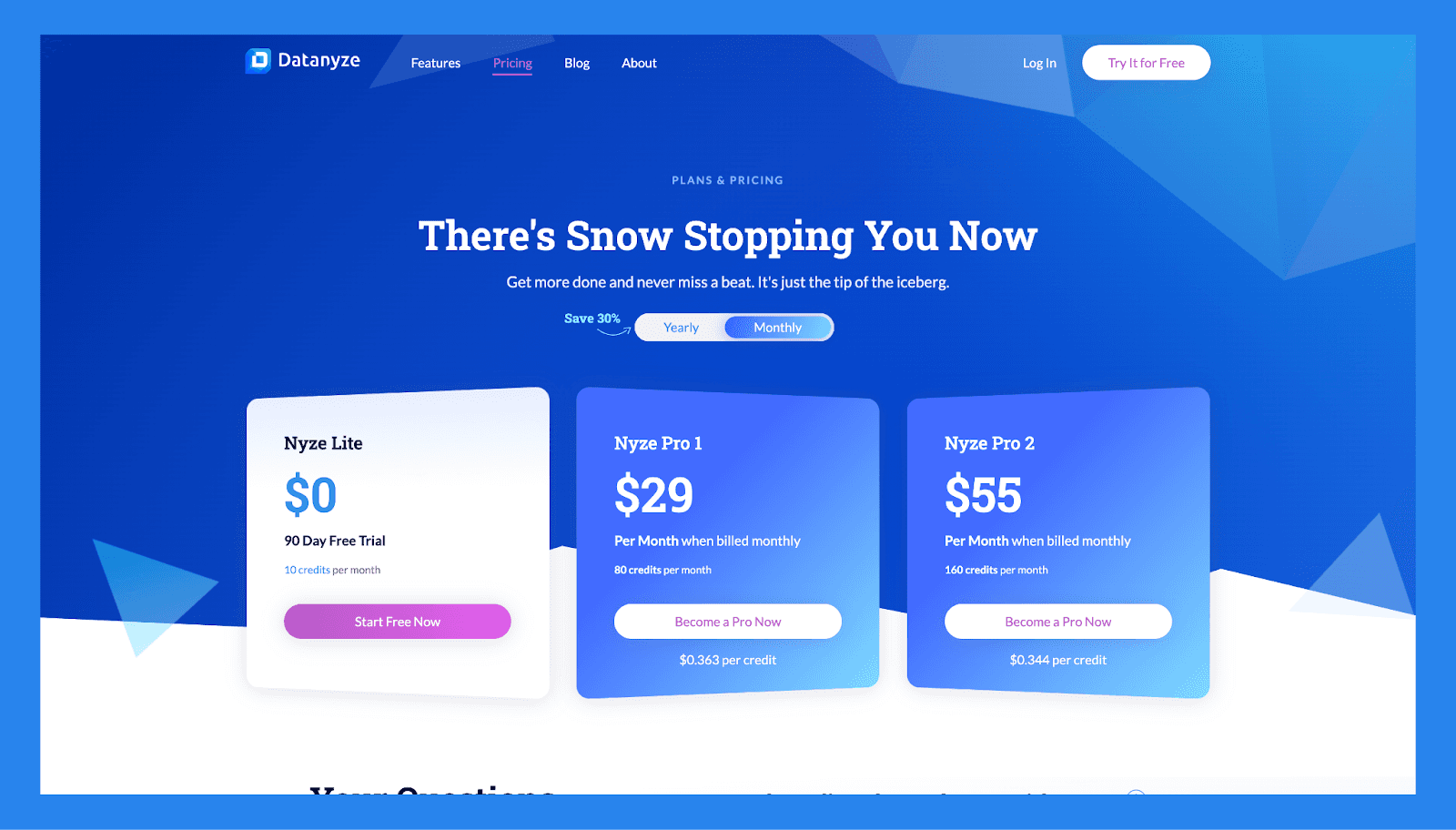 Datanyze: Pricing Plans