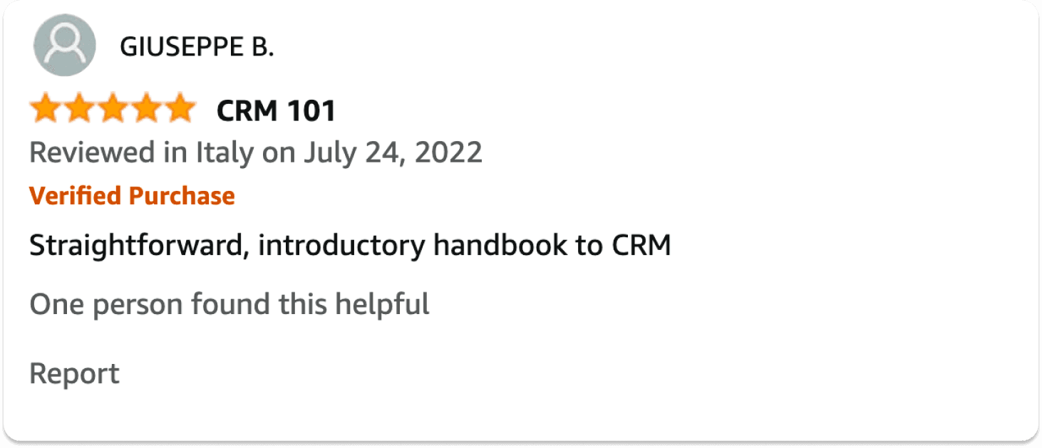 CRM Book 9 review