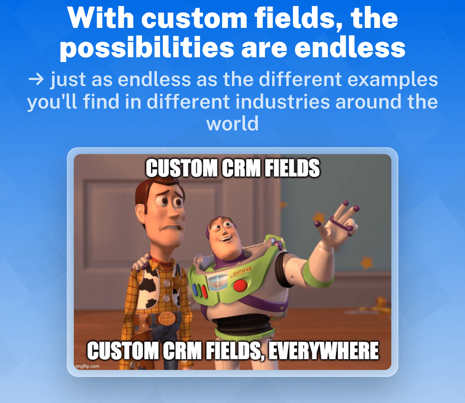 Common CRM Custom Field Types with Industry Use Case