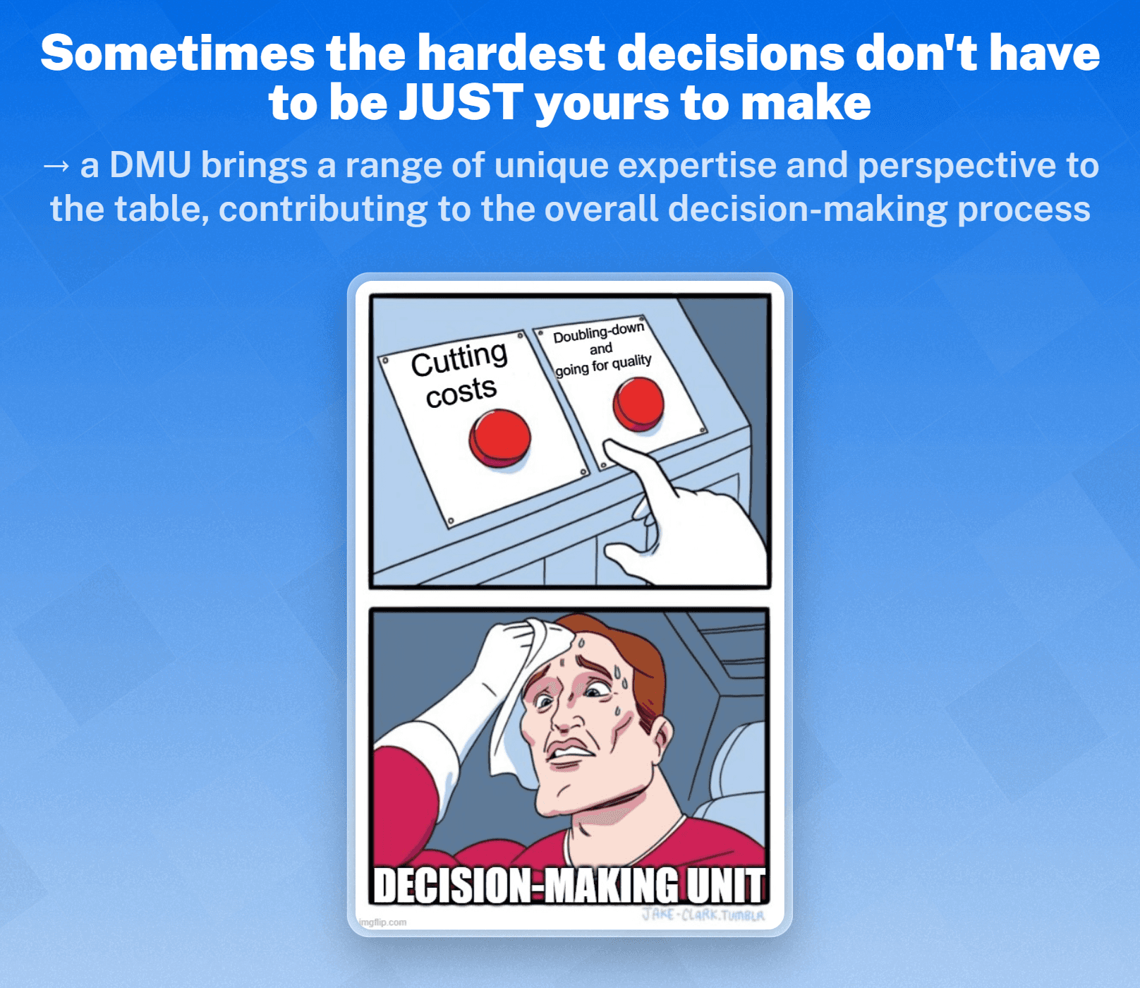 Definition of a Decision-Making Unit