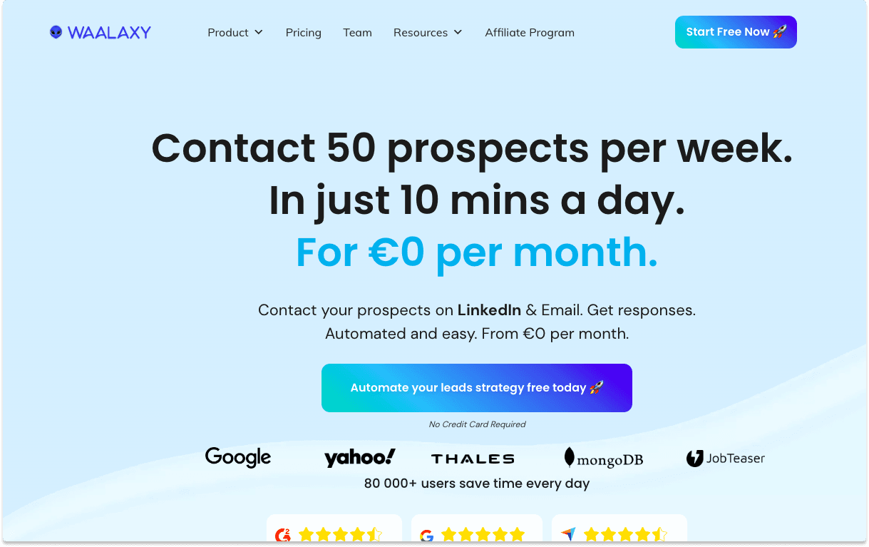 Cold Emailing Software Waalaxy | Breakcold