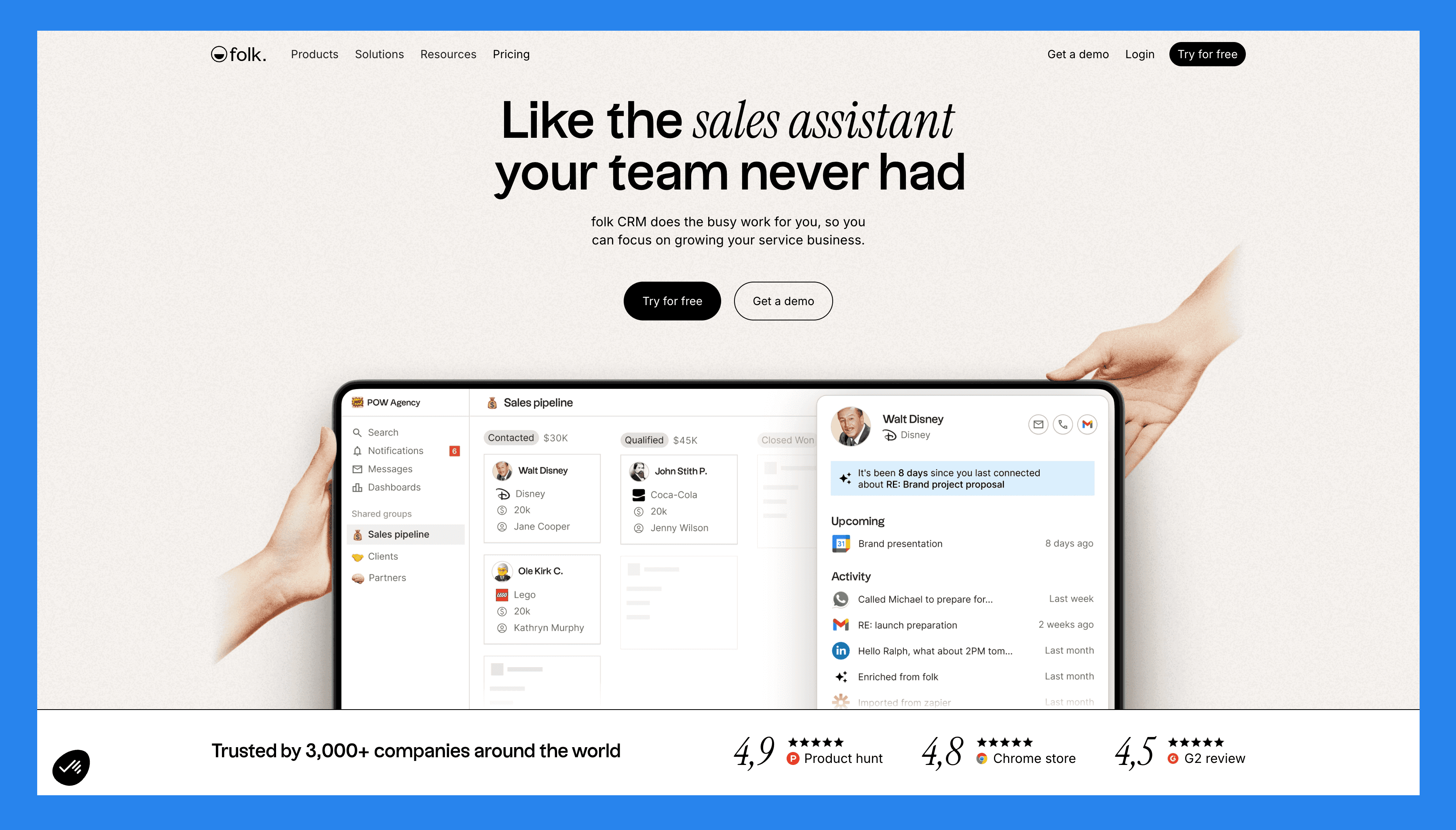 Folk – Best For Relationship & Contact Management