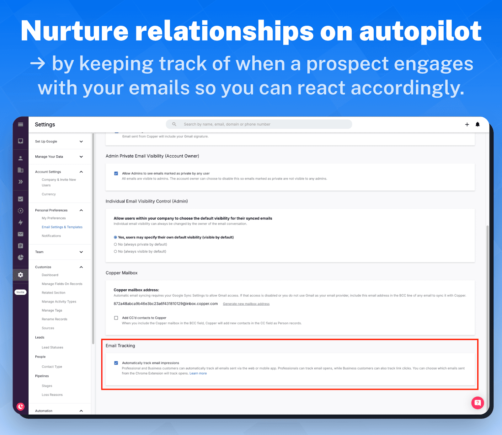 Copper CRM’s Key Features and Functions: Communications & Marketing