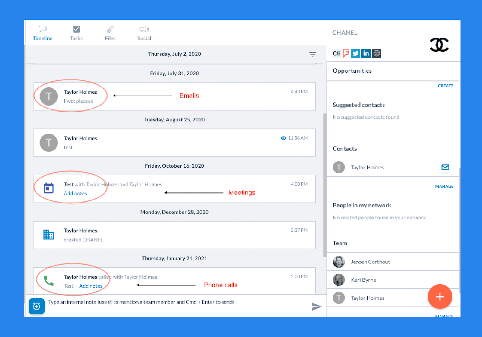 Key Features of Salesflare: Data Enrichment