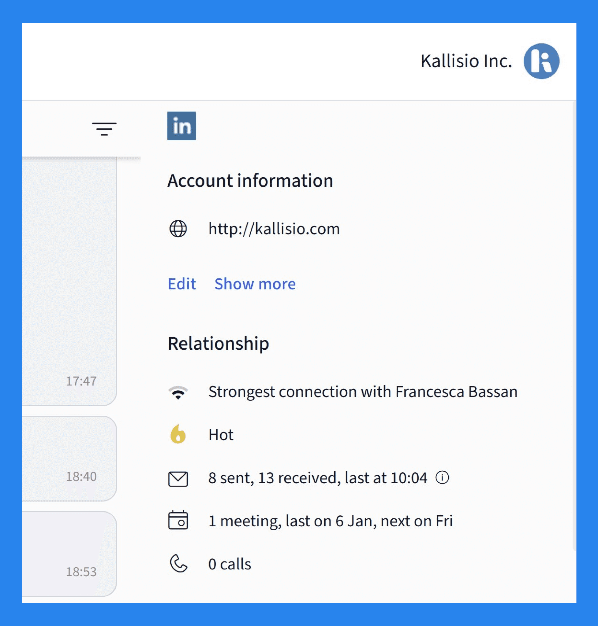 Key Features of Salesflare: Relationship Intelligence
